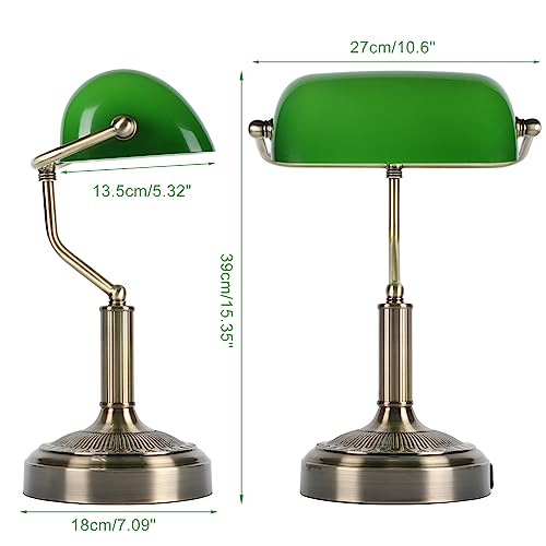 Vintage Bankers Lamp