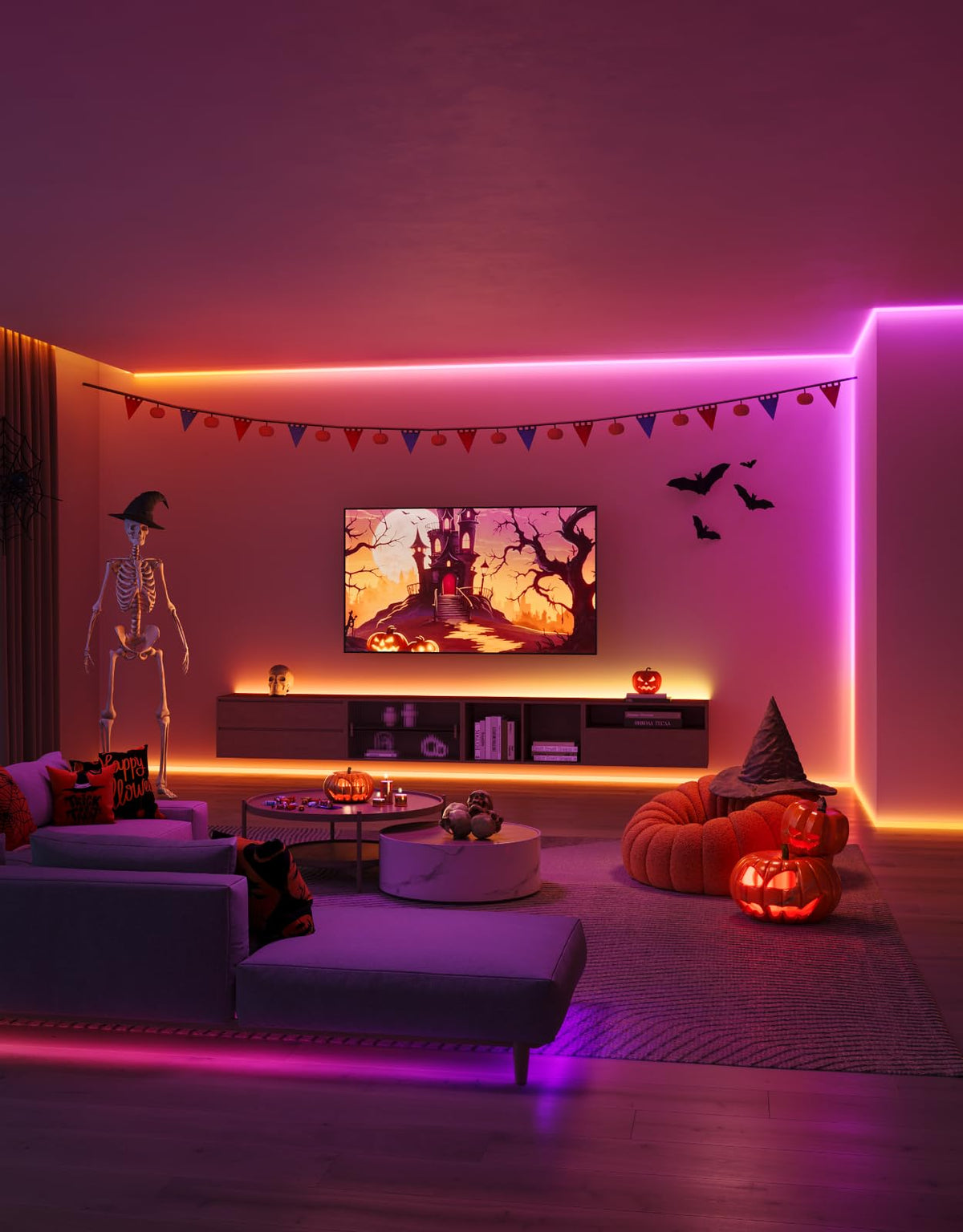16.4ft RGBIC LED Strip Lights (16.4ft)
