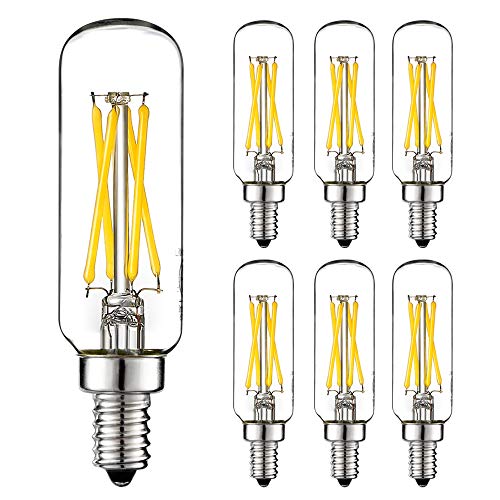 T6 Candelabra Light Bulbs 40 watt (Daylight White 5000k 4w)