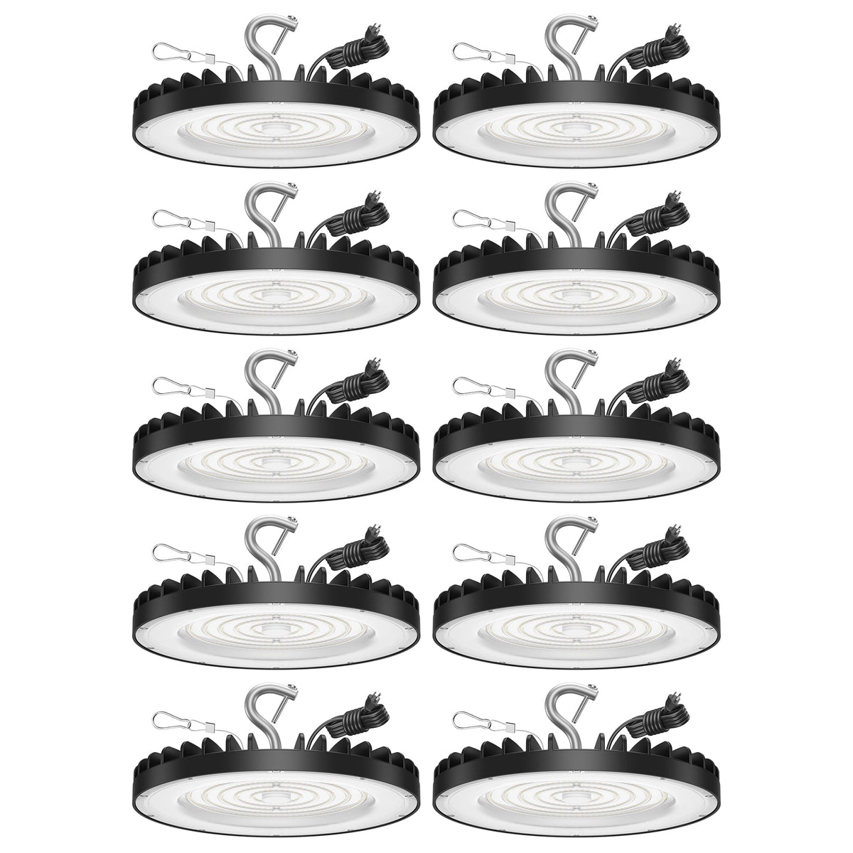 10 Pack UFO High Bay Led Shop Lights 150W