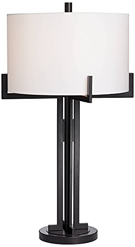 Madrid 31 1 2" Large Table Lamp Black Minimalist Modern Industrial