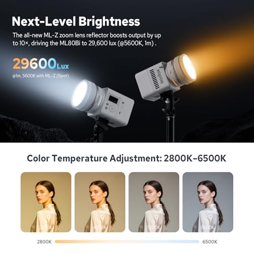 ML80Bi COB Video Light w