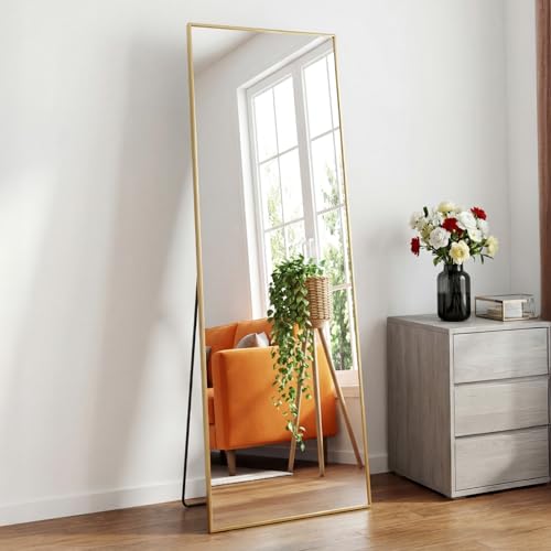19"x58" Mirror Full Length (Claccic Gold-rect / 58"L x 19"W)