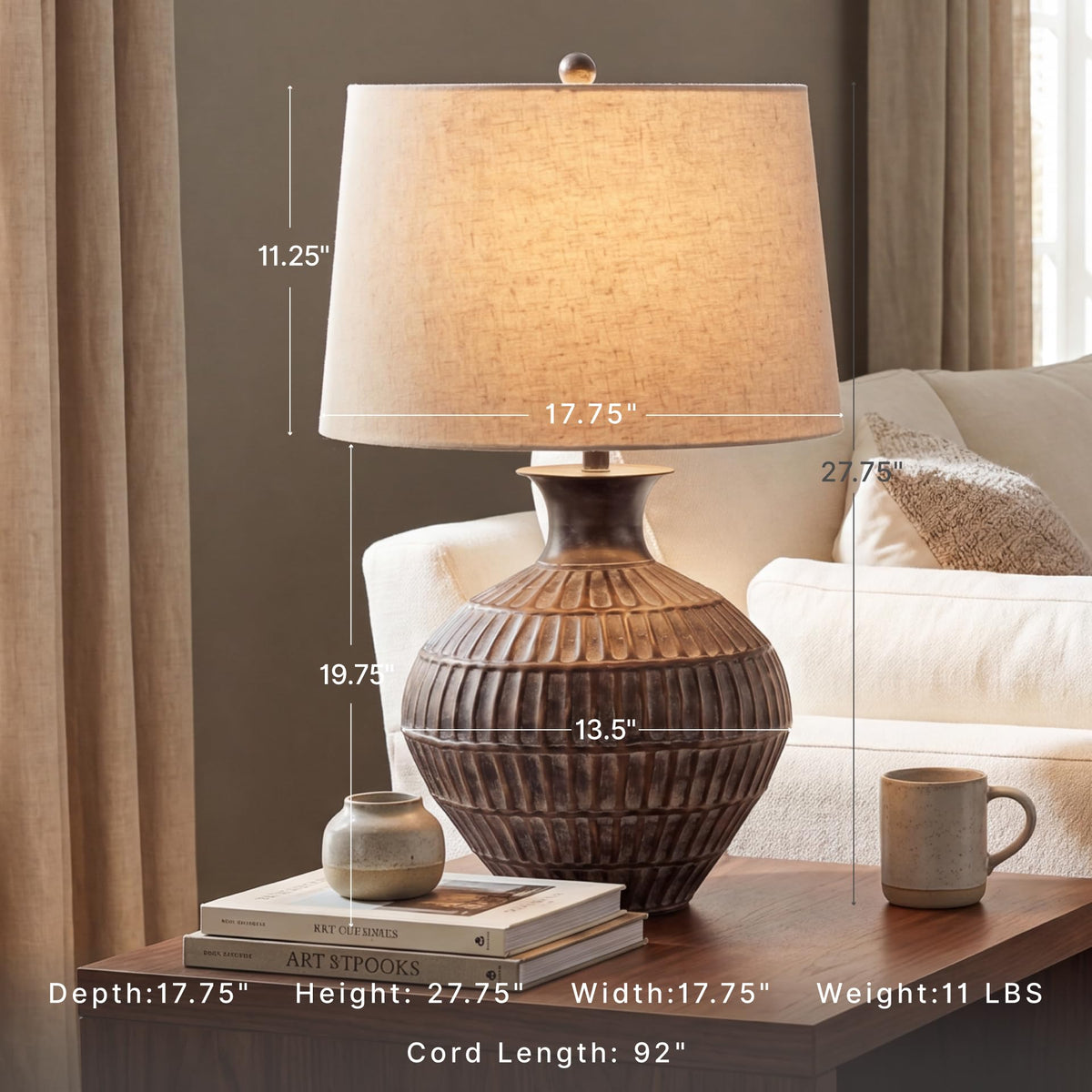 Magan Metal Table Lamp (Magan)