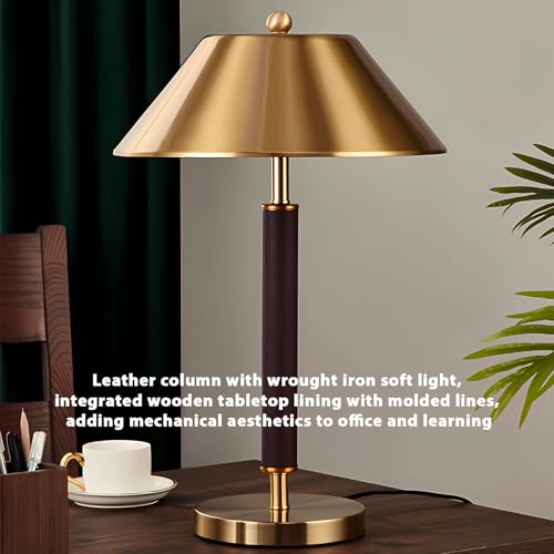 Modern Metal Table Lamp with Fabric Shade Adjustable Arm E27 Base Eye Protection for Office Study Living Room Bedroom