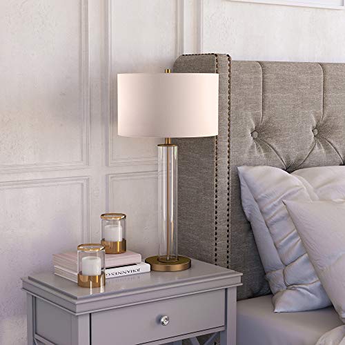 29" Modern 1 Light Table Lamp (Brass)
