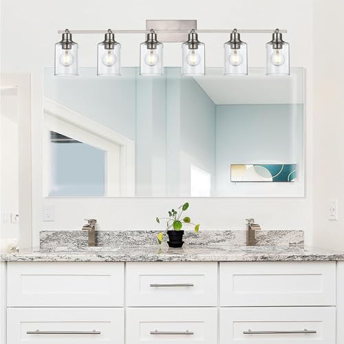 6 Light Track Lighting Fixture Brushed Nickel Track Lighting Kit (Brushed Nickel / 6 Lights)