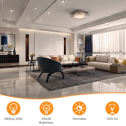 2 Inch LED Recessed Lighting (5000k (Daylight White) / 24 Pack (Black))