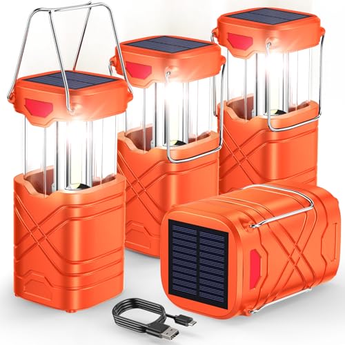 4 Pack Camping Lantern (Orange / 4 Pack)