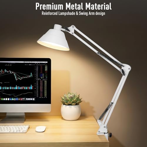 Led Desk Lamp for Home Office (White)