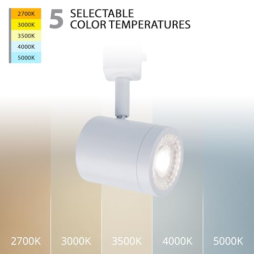 Charge 8010 LED Adjustable Track Head 5 (White / J-Style 2-Wire (Single Light))