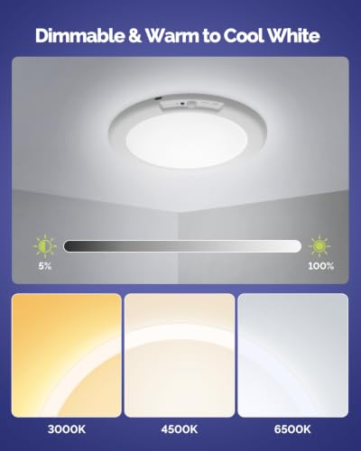 Rechargeable Ceiling Light 6000mAh