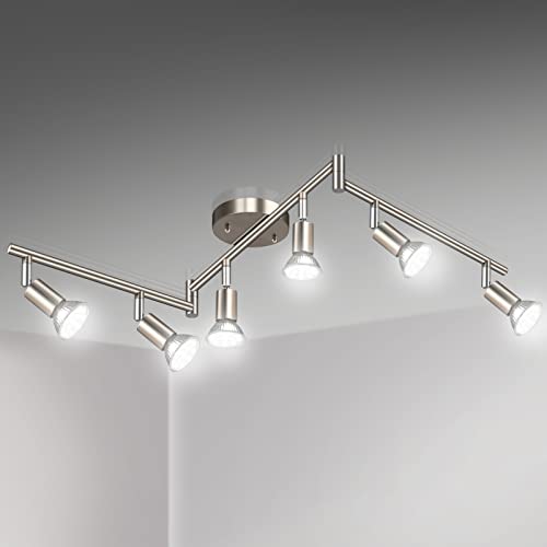 LED 6 Light Track Lighting Kit (Matt Nickel / 6 Light)