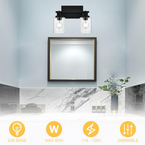 2 Light Black Track Lighting Kit Ceiling Mount Kitchen Track Lighting Fixtures (Black / 2-Light)