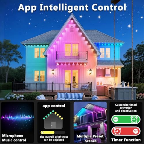 300FT Permanent Outdoor RGB Lights (300FT)