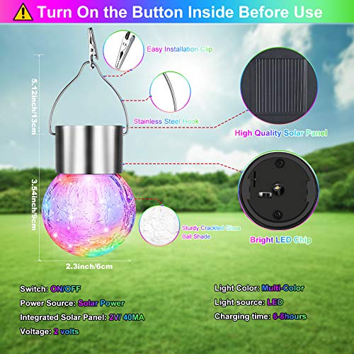 Solar Powered Hanging Ball Lights