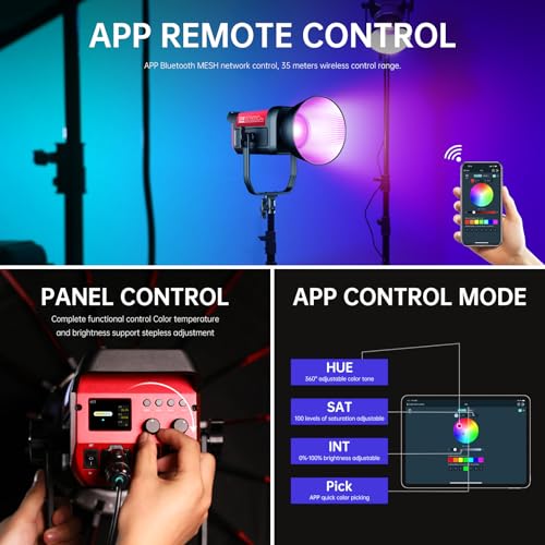 GVM 300C RGB Video Light (300W)