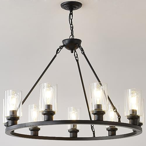 Round Wheel Chandeliers