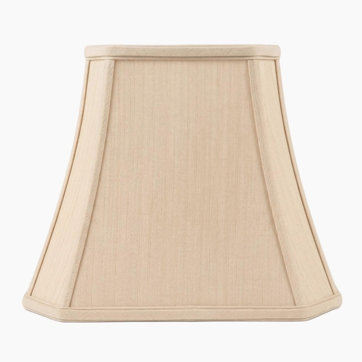 BSO-710-18BG-2 Rectangle Cut Corner Basic Lamp Shade, (7x10) x (12.25x18) x 13.25, Beige, 2-Pack ((7x10) x (12.25x18) x 13.25 / Beige - 2 Pack)