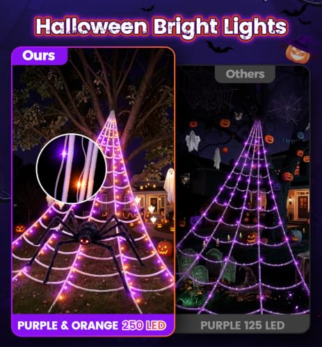Halloween Spider Web Decorations Outdoor