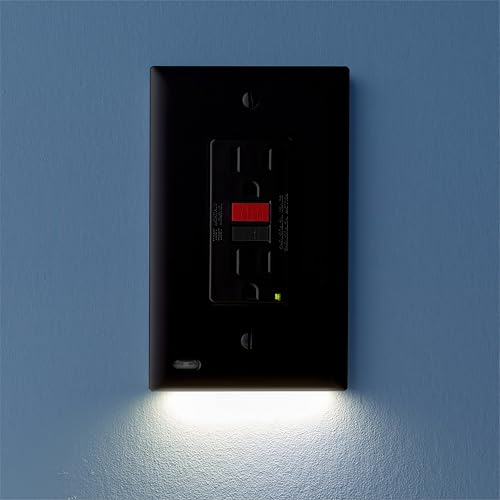 2 Pack GuideLight [for GFCI Outlets] (GFCI / Black)
