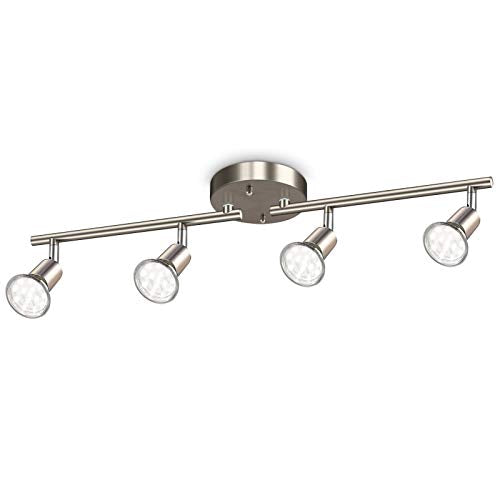 4 Light LED Track Lighting Kit (Matt Nickel / 4 Light)