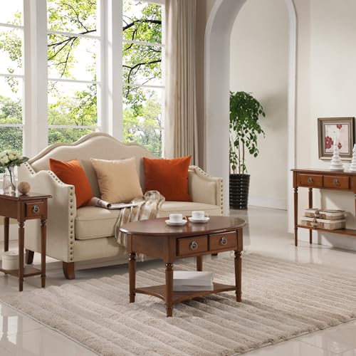 Coastal End Table (Pecan)