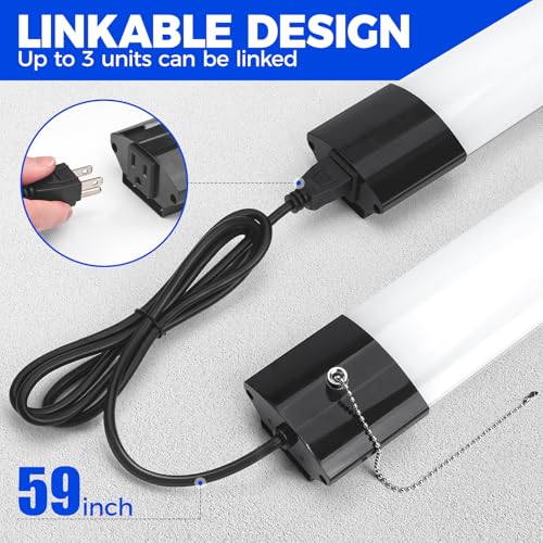 LED Shop Lights for Workshop Garage Basement Workbench