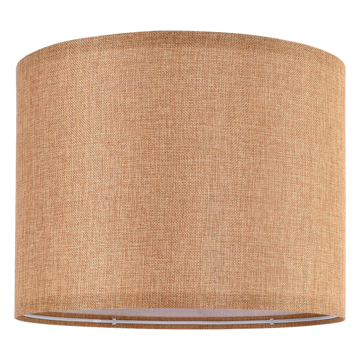 Brown Medium Drum Lamp Shades 13" Top x 13" Bottom x 10" High (13*13*10 1 Pack / Brown-2)