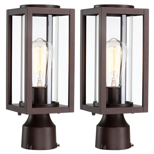 Outdoor Post Lights Lamp Post Light Fixture 2 Pack