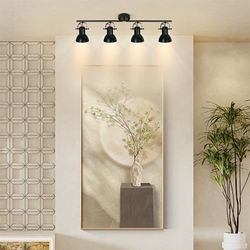 4 Light Track Lighting Fixture Farmhosue Track Light Rotatable 35.8" (4 Light)
