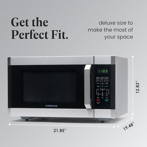 1.6 Cu. Ft. Countertop Microwave Oven (1.6 Cu. Ft. / Stainless Steel)