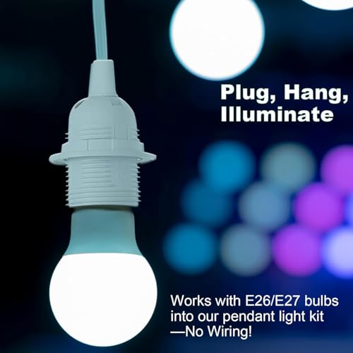 Plug in Light Socket (White / 16FT)