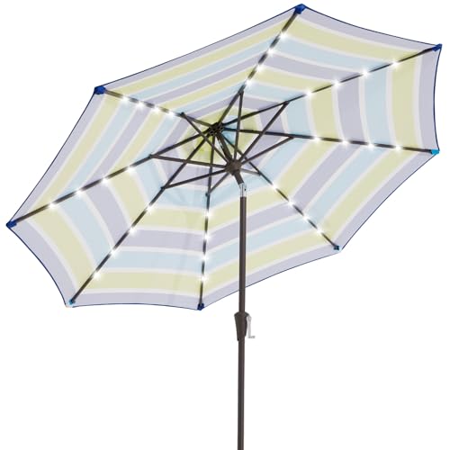 Patio Umbrella with Solar Lights