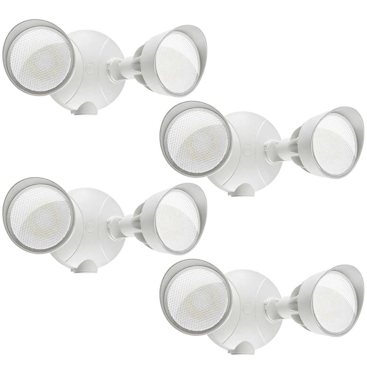 45W 5500LM Outdoor Flood Lights (White / 4 Pack)