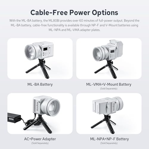 ML80Bi COB Video Light w