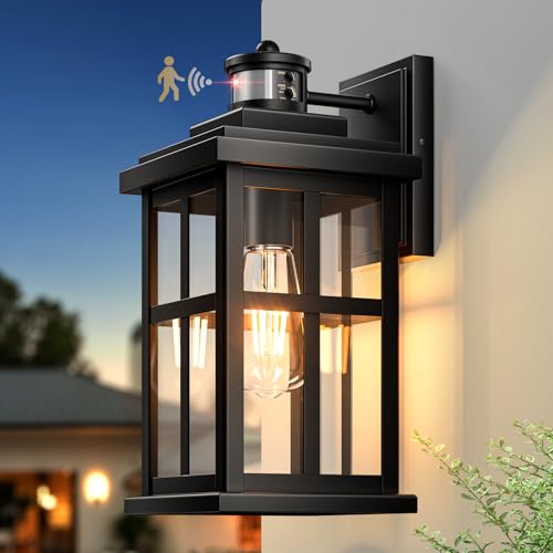 Large Motion Sensor Outdoor Light (Large Motion Sensor 1 Pack / Black)