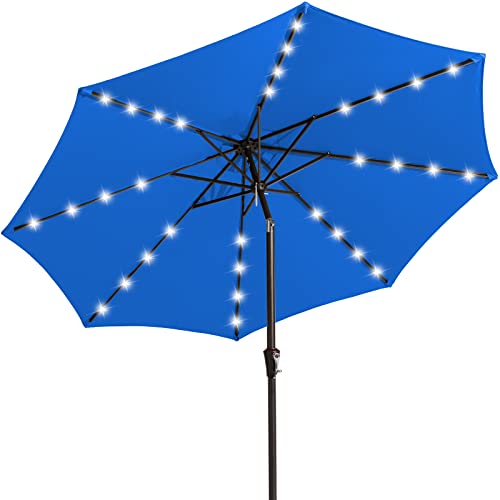 Patio Umbrella with Solar Lights