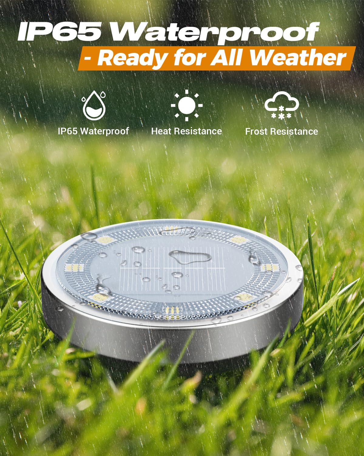 24 Pack Solar Lights Outdoor Waterproof (Warm White / 24 Pack)