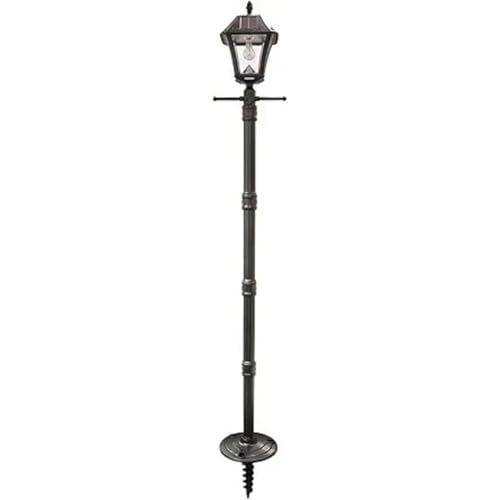 Baytown II Bulb Solar Lamp Post Light Kit 77