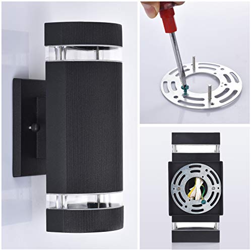 Dusk to Dawn Outdoor Lighting (Semi Cylinder 2 PACK)