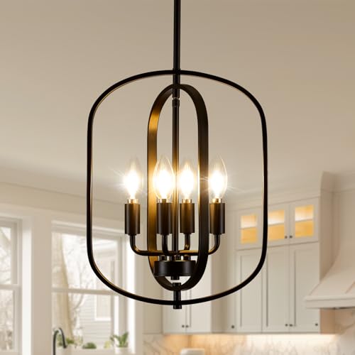 Black and Gold Chandelier for Dining Room
