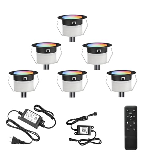 LED Deck Lights Kit (6 Pack / Rgbw (Wifi Controller))