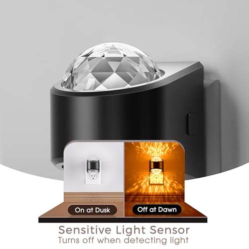 Night Light Plug into Wall (Black)