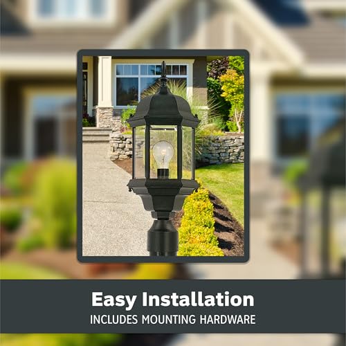 2976 BK Devonshire Outdoor Post Lanterns (Post Lantern / 20 Inch H)