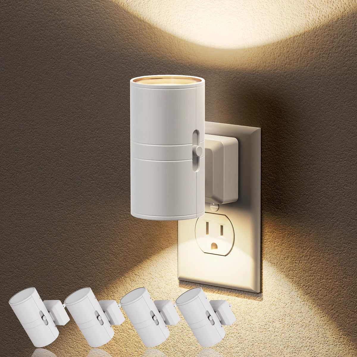 Night Lights Plug into Wall (White)