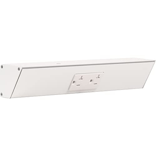 Task Lighting TR Series Angle Power Strip (12 Inch / White)