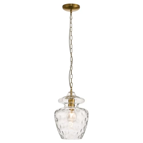 Pendant Light for Kitchen Island Modern Glass Hanging Light Fixture