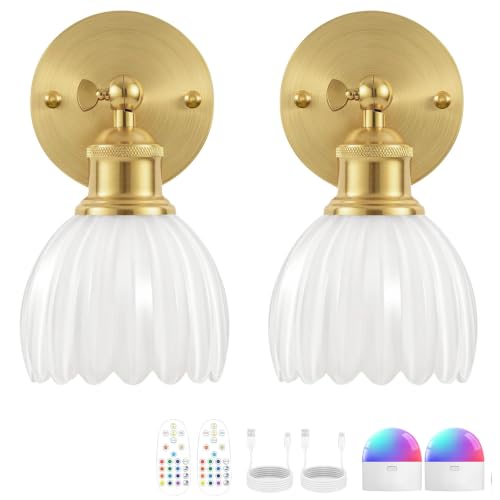 Vintage Battery Operated Wall Sconce