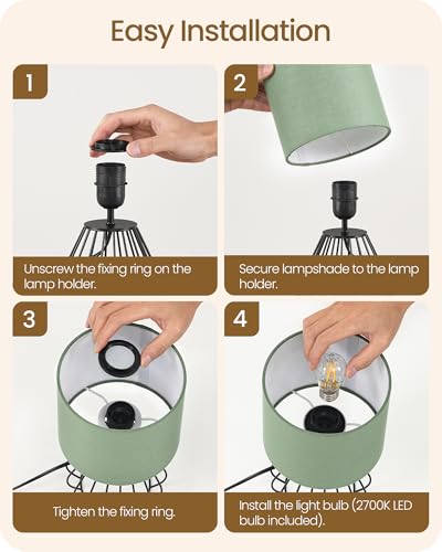 Green Table Lamp (Green + Black)
